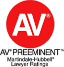 AV Preeminent Martindale-Hubbell Lawyer Ratings